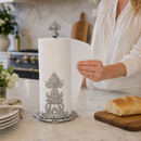 Fleur-De-Lis Paper Towel Holder