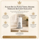 Fleur-De-Lis Paper Towel Holder