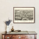 Vintage Map of South Weymouth, Massachusetts 1885