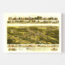 Vintage Map of Norton, Massachusetts 1891