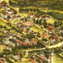 Vintage Map of Norton, Massachusetts 1891