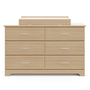 Brookside 6 Drawer Dresser Driftwood Nursery Furniture