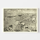 Vintage Map of Winchester, Massachusetts 1898