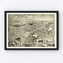 Vintage Map of Winchester, Massachusetts 1898