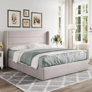 Queen Size Lift Up Storage Bed With Hydraulic Headboard