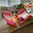 Personalized Photo Blanket for Pets | Custom Blanket With Pictures