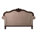 Chateau De Ville - Loveseat With 3 Pillows (Same Lv01589) - Fabric & Espresso