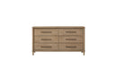Panel Bedroom Set With 3 Drawer Nightstand, Casual Dresser, Cane Mirror, 3 Drawer Cane Front Chest And Bench