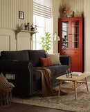Queen Sleeper Sofa Bed Black Ergonomic Contemporary