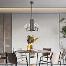 Monachopsis Small Chandelier // Gold and Black