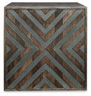 Dreggan - Square End Table - Brown