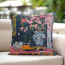 Tea & Tangerines – Luxury Outdoor Pillow by SmithHönig