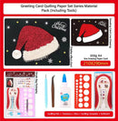 Christmas Hat DIY Making Kit. Paper Quilling Set F07M3-6-Hat2