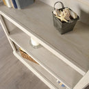 Three Shelf Bookcase Chalked Chestnut Finish With Adjustable Shelves