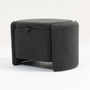 Mid Century Modern Accent Chair with Wood Frame, Upholstered Living Room Chairs with Waist Cushion, Reading Armchair for Bedroom Sunroom