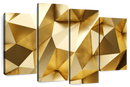 Golden Abstract Wall Art