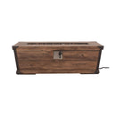 Alora 56-Inch Outdoor 50K BTU Wood Pattern Rectangle Gas Burning Fire Pit (SAK43681)