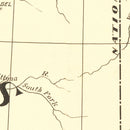 Vintage Yukon Gold Belt Map 1897