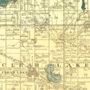 Vintage Map of Deuel County, South Dakota 1899