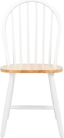 Farmhouse 18 Inch Black Spindle Back Dining Chairs Set Of 2