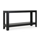 Mirod Modern Farmhouse Console Table,Elegant Minimalist Design with Premium Wood Veneer and Rounded Corners