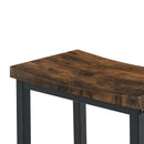59 inch bar table, dining table, sofa table with power socket and LED light, 3 saddle stools, 4-piece bar table and chairs set for living room, dining room and kitchen