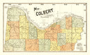 Vintage Map of Colbert County, Alabama 1896