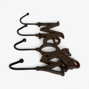 Meow Cat Hook Rack, Cast Iron 4-Hook Wall Mount for Coats and Keys