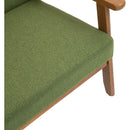 Mid-Century Modern Solid Loveseat Sofa Upholstered Linen Loveseat, 2-Seat Upholstered Loveseat Sofa Modern Couch