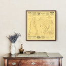 Vintage Map of Alachua County, Florida 1880