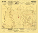 Vintage Map of Alachua County, Florida 1880
