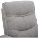 Fabric Power Swivel Glider Rocker Recliner Chair Light Grey