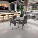 Set of 4 Patio Dining Side chair - Fresno