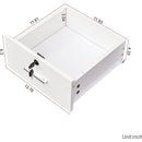 Locking Beauty Salon Storage Cabinet Hair Dryer Holder Stylist Equipment Drawer