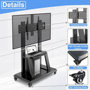 Mobile Tv Cart On Wheels For 42 To 100 Inch Screens