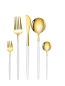 5 PC Gold Cutlery Set