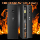 Heavy-Duty 57-Inch Anti-Theft Fireproof Biometric Gun Rifle Pistol Safe For Home, 11-12 Guns (SAK53816)