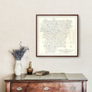 Vintage Map of Carroll County, Maryland 1911