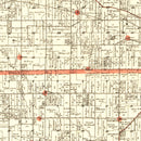 Vintage Map of Washtenaw County, Michigan 1896