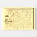 Vintage Map of Issaquena County, Mississippi 1873