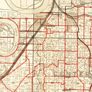 Vintage Map of Buchanan County, Missouri 1895