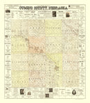 Vintage Map of Cuming County, Nebraska 1900