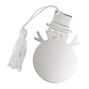 Snowman Ornament W/White Tassel