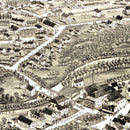 Vintage Map of West Boylston, Massachusetts 1891