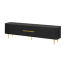 U-Can 78.7''Minimalist TV Stand for TVs up to 85 Inches, Modern Entertainment Center Media Console with 4 Spacious Cabinets for Living room(OLD SKU: SJ000125AAB)