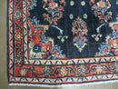 Persian Runner Rug 4x11, Navy Blue Antique Lilihan Runner