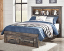 Drystan - Panel Bookcase Bed
