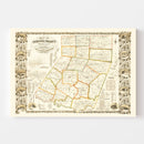 Vintage Map of Indiana County, Pennsylvania 1856