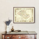 Vintage Map of Lehigh County, Pennsylvania 1862