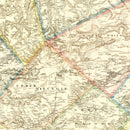 Vintage Map of Lehigh County, Pennsylvania 1862